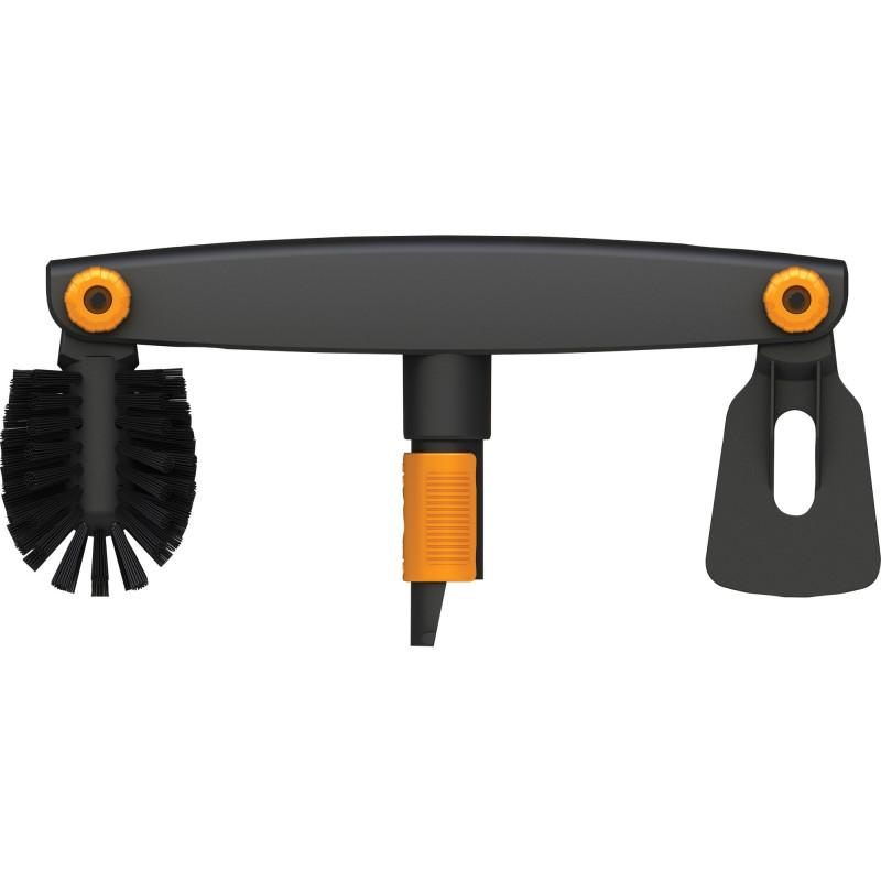 Fiskars QuikFit ereszcsatorna-tisztító, seprű fekete/narancs, 4,5 cm